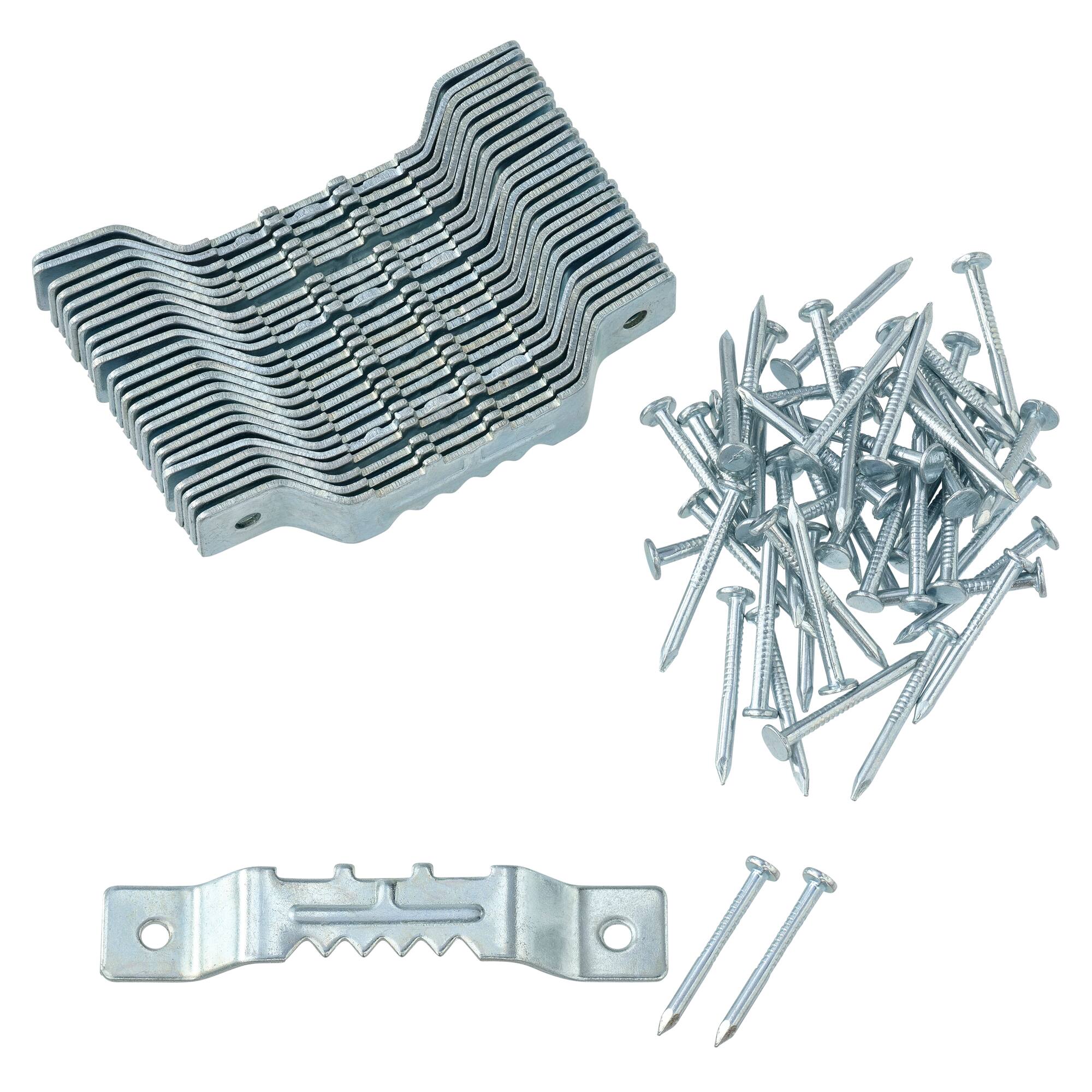12 Packs: 25 ct. (300 total) Silver Small Sawtooth Hanger Value Pack by Studio Décor®